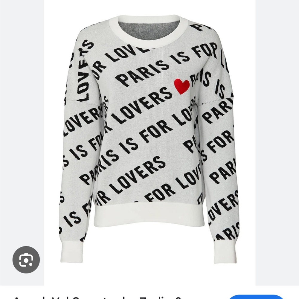 Zadig & Voltaire Paris is for lovers sweater